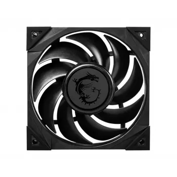 MSI MEG SILENT GALE P12 Premium Silent-Lüfter '120mm, PWM, Balanced Static Pressure Airflow, LCP-Lüfterblatt, HDB-Lager, Anti-Vibrations-Pads, 300mm Kabel'