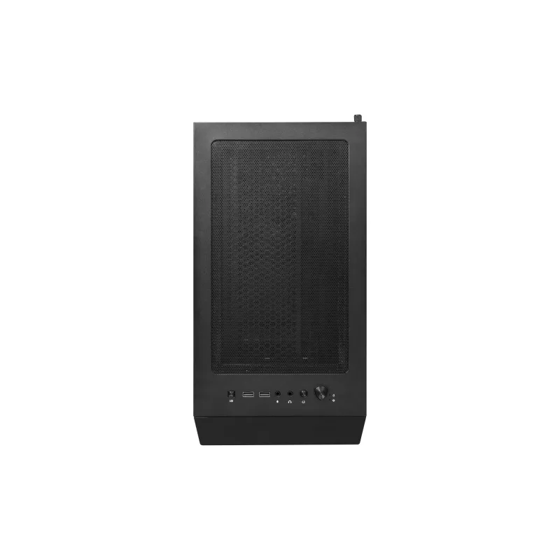 MSI MAG FORGE 111R Mid Tower Gaming Computer Case 'Schwarz, 1x 120mm ARGB PWM-Lüfter, 1-6 ARGB-Hub, Mystic Light Sync, Tempered Glass Panel, ATX, mATX, mini-ITX'