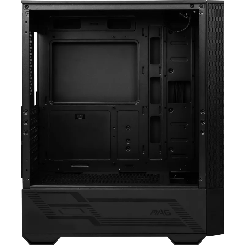 MSI MAG FORGE 111R Mid Tower Gaming Computer Case 'Schwarz, 1x 120mm ARGB PWM-Lüfter, 1-6 ARGB-Hub, Mystic Light Sync, Tempered Glass Panel, ATX, mATX, mini-ITX'