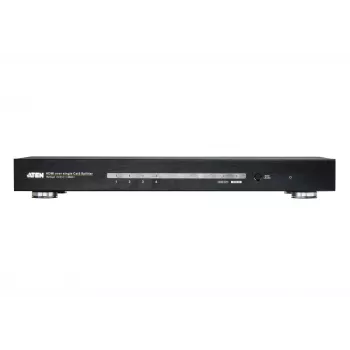 ATEN 4-Port HDMI CAT5e/6 Splitter über einzelnes Cat-Kabel / 4K / RS232 / HDBaseT