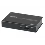 ATEN 2-Port 4K DisplayPort 1.2a Splitter, DisplayPort, 2x DisplayPort, 4096 x 2160 Pixel, Schwarz, Metall, 4K Ultra HD