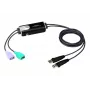 KM Switch ATEN 2-Port USB Boundless Kabel CS62KM