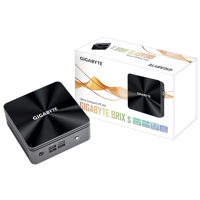 GIGABYTE GB-BRi5H-10210(E) UCFF Schwarz i5-10210U 1,6 GHz