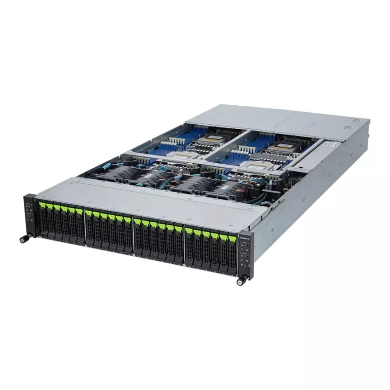 GIGABYTE H273 LGA 6096 Rack (2U) Schwarz