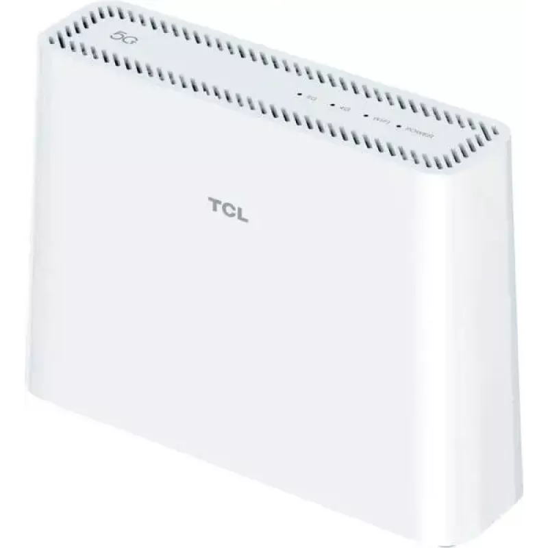 Mobilfunk-Router JetWorld TCL LINKHUB HH515L — Dualband Wi‑Fi 2,4/5 GHz, 3000 Mbit/s, Gigabit-Ethernet, 4G/5G (Sub6), Micro-USB, Weiß