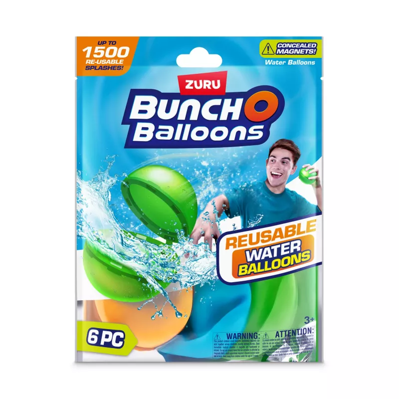 Bunch O Balloons Mehrweg-Wasserbomben 6er-Packung ZURU