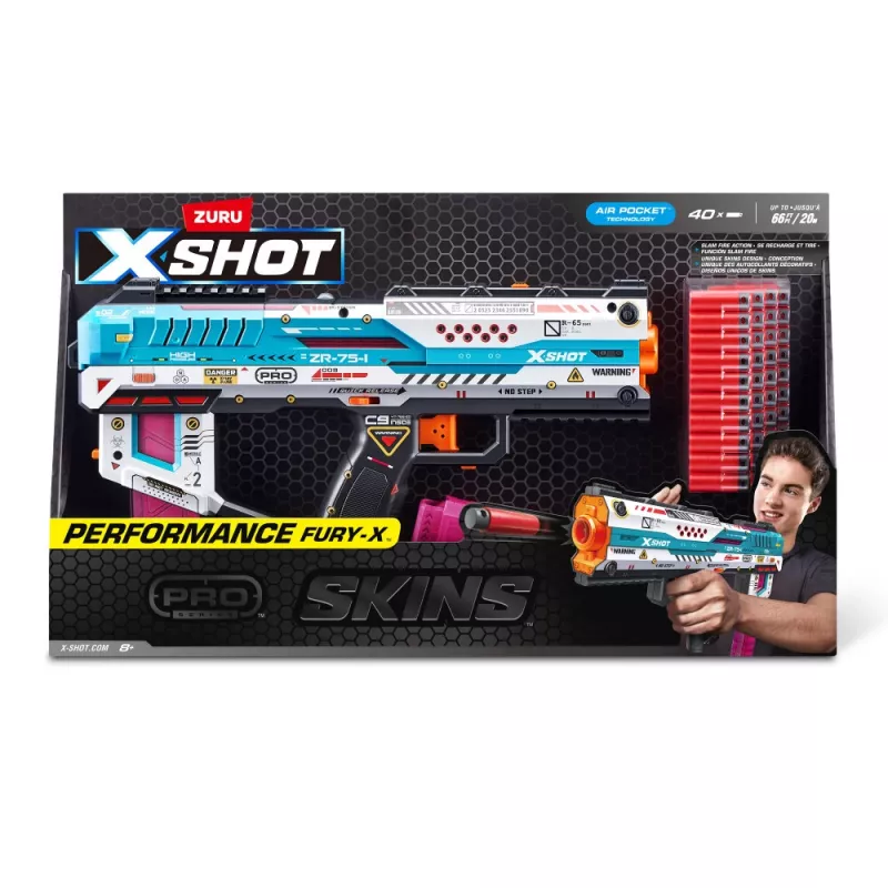 Spielzeug-Blaster Zuru XSHOT 36772 — mehrfarbiger Kunststoff, 400 g, Alter 14+