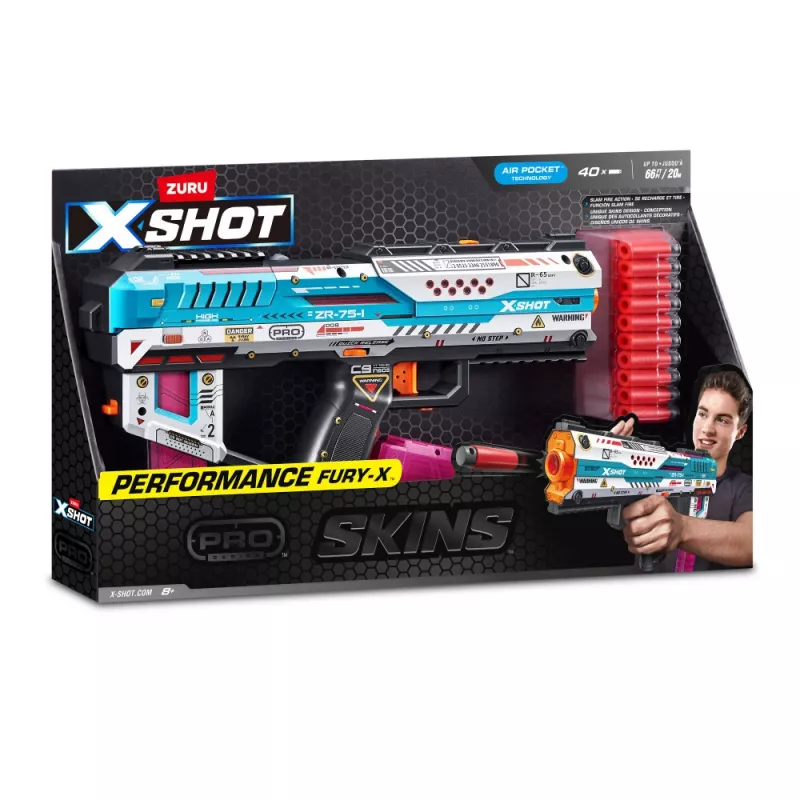 Spielzeug-Blaster Zuru XSHOT 36772 — mehrfarbiger Kunststoff, 400 g, Alter 14+
