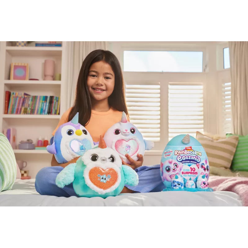 Plüschtier Zuru Rainbocorns Eggzania Frozen Mania — Tier-Plüschtier, mehrfarbig, ab 3 Jahren