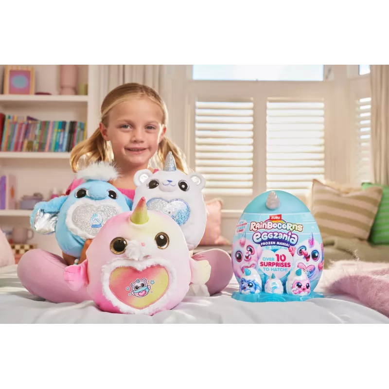 Plüschtier Zuru Rainbocorns Eggzania Frozen Mania — Tier-Plüschtier, mehrfarbig, ab 3 Jahren