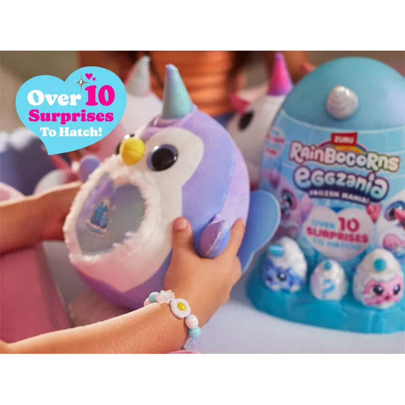Plüschtier Zuru Rainbocorns Eggzania Frozen Mania — Tier-Plüschtier, mehrfarbig, ab 3 Jahren