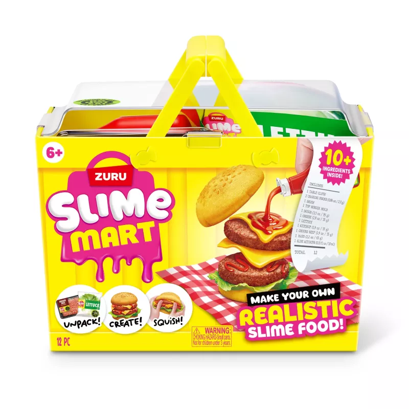 ZURU Slime Mart Kleiner Korb, Spielzeuglebensmittel, 6 Jahr(e), Mehrfarbig