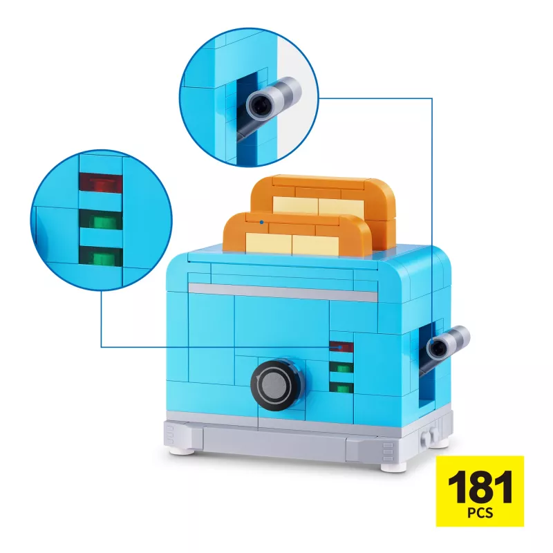 MAX Build more Premium Home Building Bricks Collection, Bauklötze, 8 Jahr(e), Kunststoff, 181 Stk., 197 g