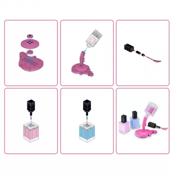 MAX Build more Premium Beauty Bausteine-Kollektion, Bausteine, 8 Jahr(e), Kunststoff, 169 Stk., 197 g