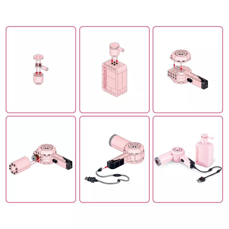 MAX Build more Premium Beauty Bausteine-Kollektion, Bausteine, 8 Jahr(e), Kunststoff, 169 Stk., 197 g