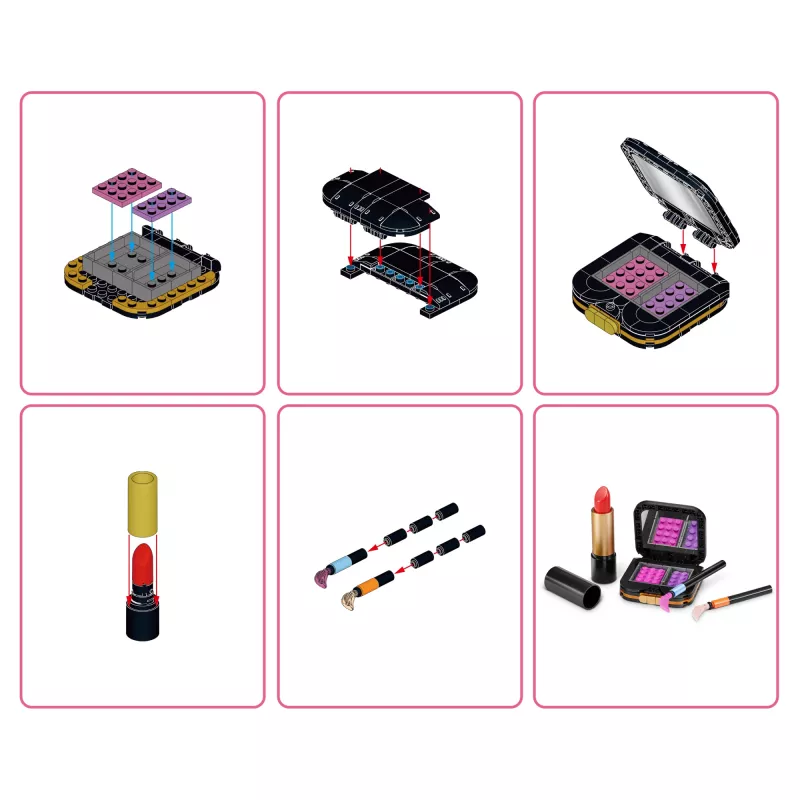 MAX Build more Premium Beauty Bausteine-Kollektion, Bausteine, 8 Jahr(e), Kunststoff, 169 Stk., 197 g
