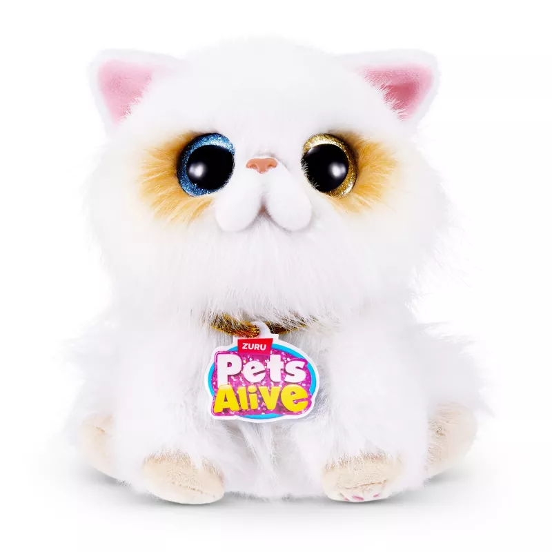 Spielzeugkatze Zuru Pets Alive Smitten Kittens Series 2 – interaktives Geräuschspielzeug, ab 3 Jahren, AAA-Batterien