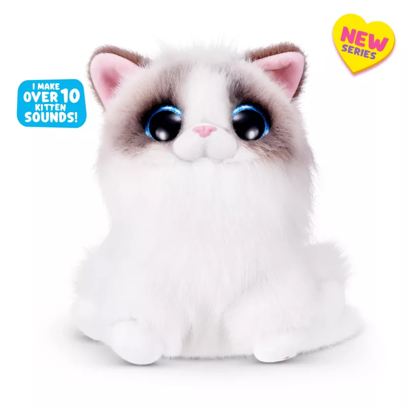 Spielzeugkatze Zuru Pets Alive Smitten Kittens Series 2 – interaktives Geräuschspielzeug, ab 3 Jahren, AAA-Batterien