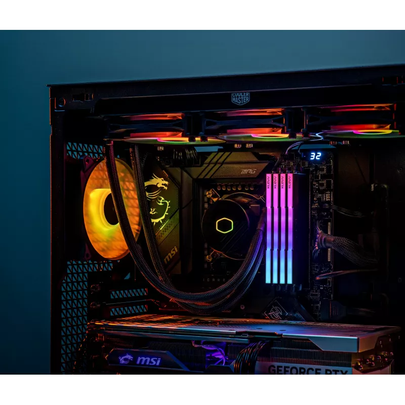 Klevv 64GB (2 x 32GB) 6000MHz CL30 DDR5 GAMING RAM MODULE 30-36-36-76 CRAS V RGB