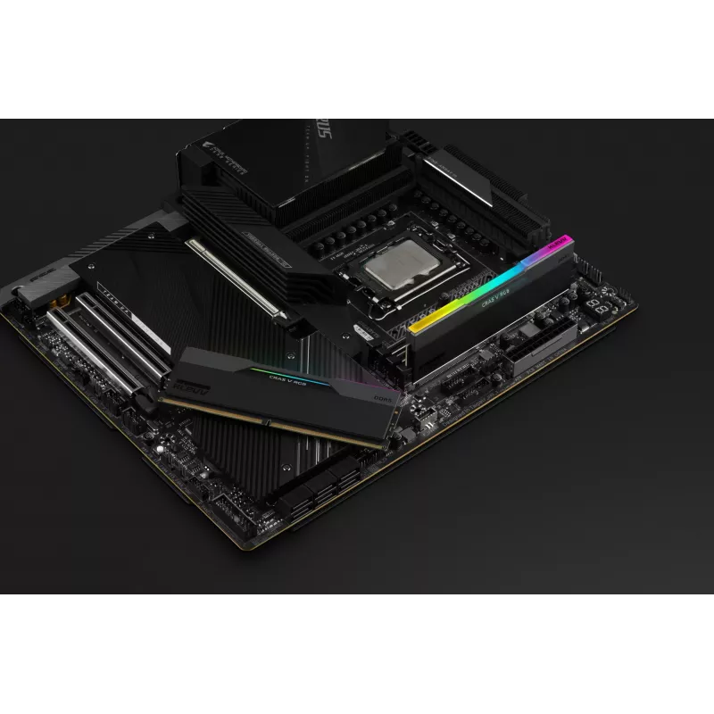 Klevv 64GB (2 x 32GB) 6000MHz CL30 DDR5 GAMING RAM MODULE 30-36-36-76 CRAS V RGB