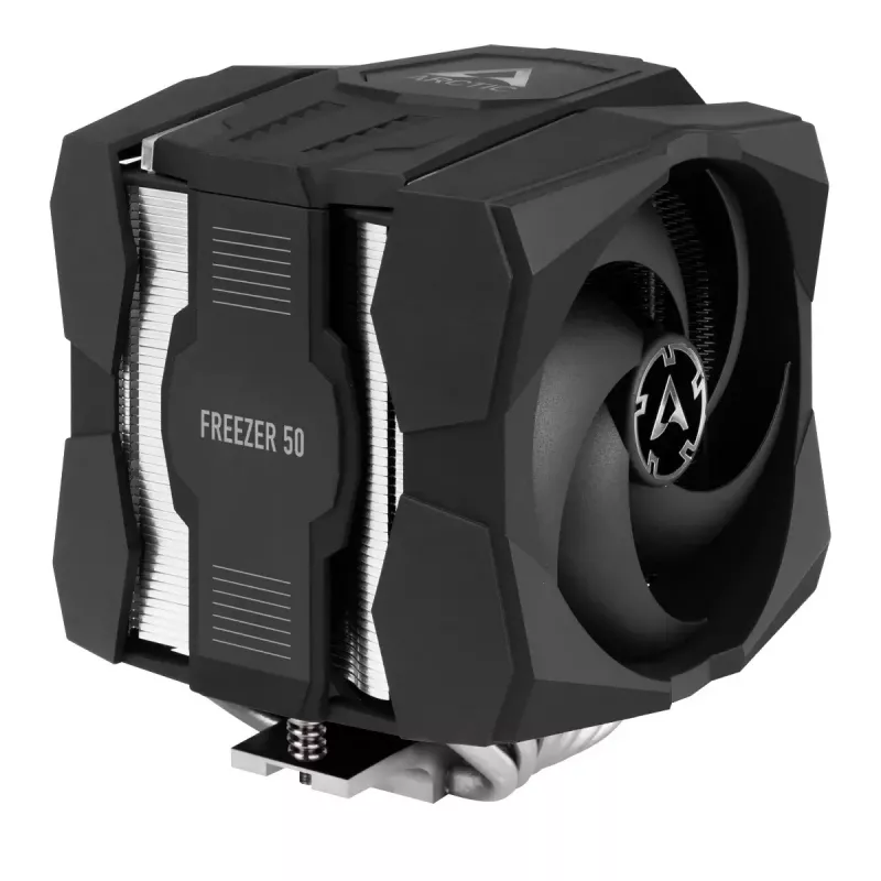 ARCTIC Freezer 50 inkl. A-RGB-Steuergerät – Multi-kompatibler Dual-Tower-CPU-Kühler mit A-RGB