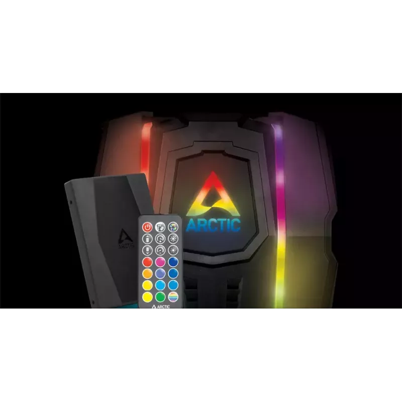 ARCTIC Freezer 50 inkl. A-RGB-Steuergerät – Multi-kompatibler Dual-Tower-CPU-Kühler mit A-RGB