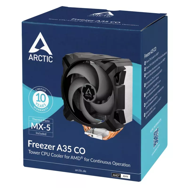 Cooler ARCTIC Freezer A35 CO AMD Tower CPU Cooler 200-1800 RPM 0,3 sone