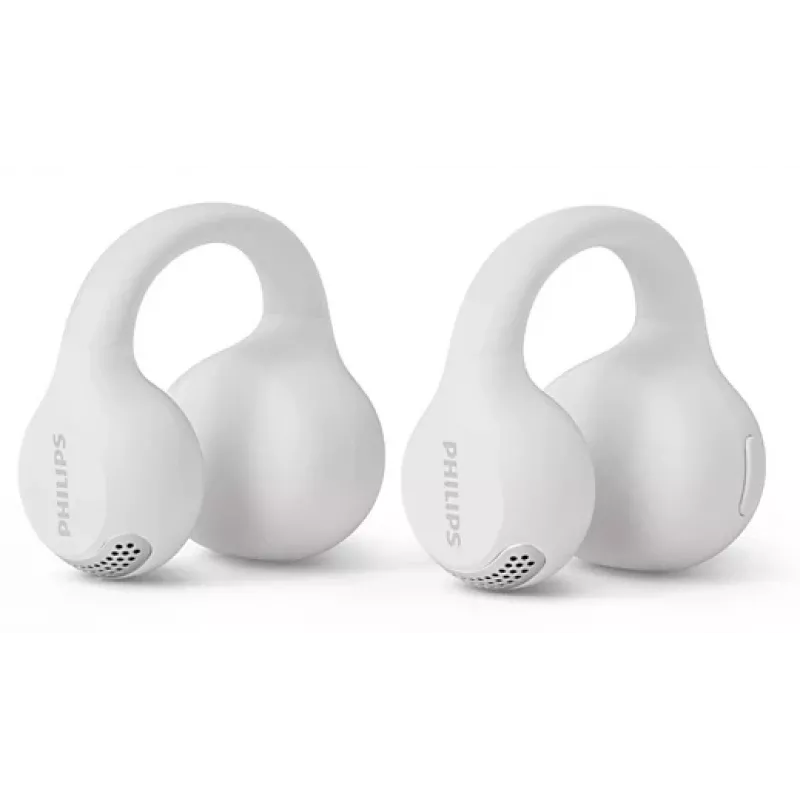 Philips 2000er Serie TAQ2000WT Headset True Wireless Stereo (TWS) Ohrclip, Open-Ear Anrufe/Musik Bluetooth Weiß