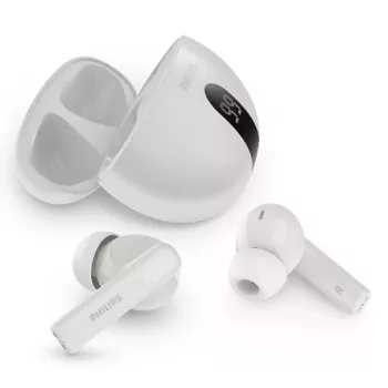 Kabelloses In-Ear-Headset Philips TAT2520WT/00 — Bluetooth, für Anrufe und Musik, 20–20000 Hz, 10 m Reichweite, weiß, 40 g