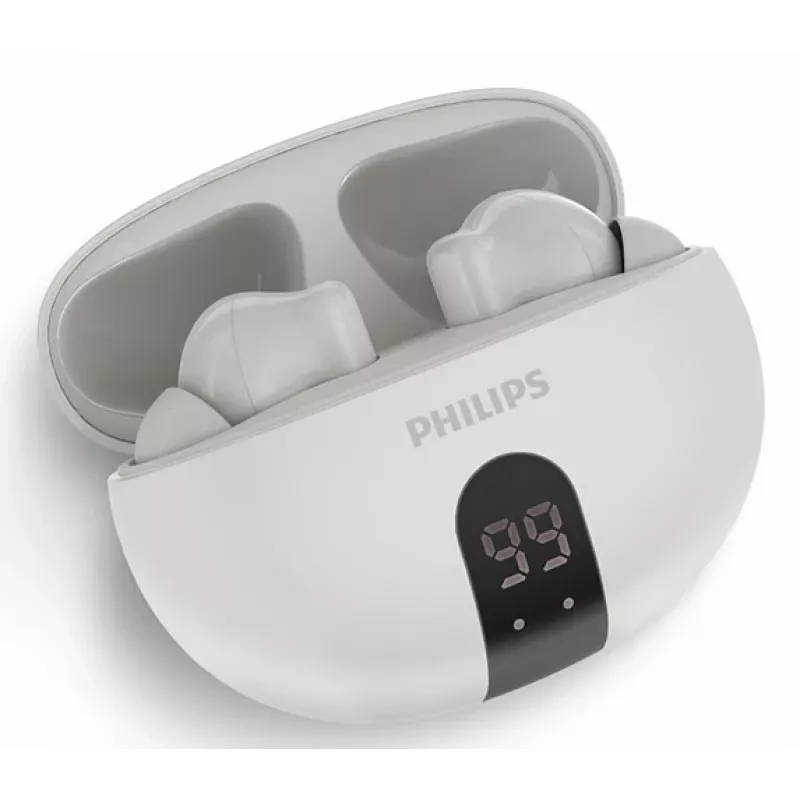 Kabelloses In-Ear-Headset Philips TAT2520WT/00 — Bluetooth, für Anrufe und Musik, 20–20000 Hz, 10 m Reichweite, weiß, 40 g