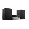 Home-Audio-Mikrosystem Philips TAM4205M2/12 — 80 W RMS, 2-Wege-Lautsprecher, Bluetooth, FM, LED-Anzeige, Schubladen-Disc-Ladevorgang (Schwarz/Silber)