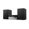 Home-Audio-Mikrosystem Philips TAM4205M2/12 — 80 W RMS, 2-Wege-Lautsprecher, Bluetooth, FM, LED-Anzeige, Schubladen-Disc-Ladevorgang (Schwarz/Silber)