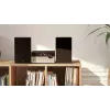 Home-Audio-Mikrosystem Philips TAM4205M2/12 — 80 W RMS, 2-Wege-Lautsprecher, Bluetooth, FM, LED-Anzeige, Schubladen-Disc-Ladevorgang (Schwarz/Silber)