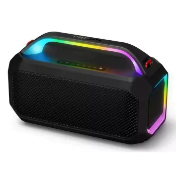 2.1 tragbares Lautsprechersystem Philips TAS7000EB Schwarz, 50 W RMS, 2.0 Kanäle, Bluetooth, USB-C