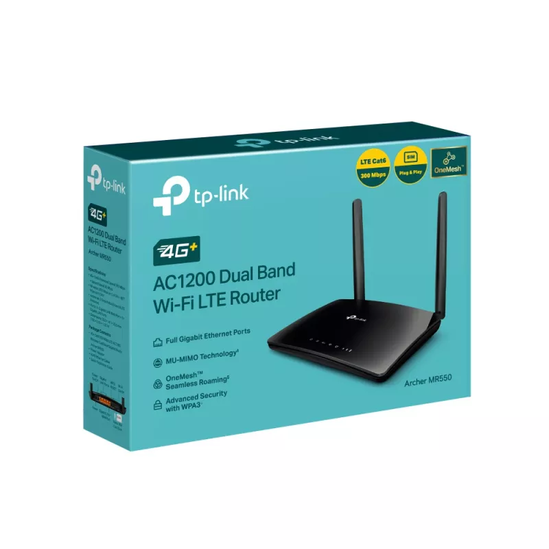 TP-Link MR550 Wireless-Router Gigabit Ethernet Dualband (2,4 GHz / 5 GHz) 4G