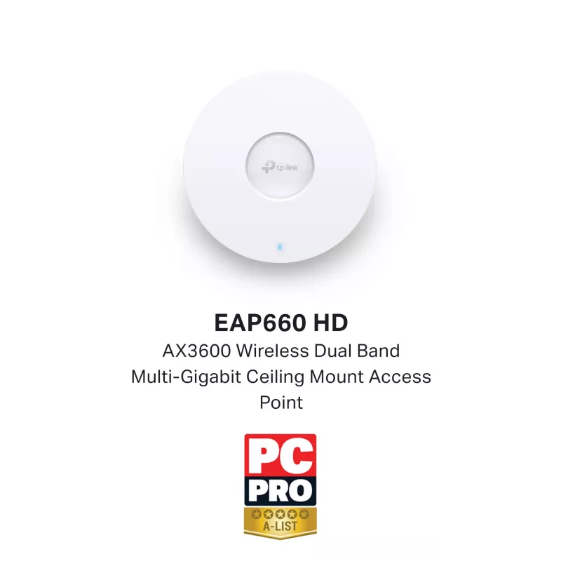 TP-Link Omada AX3600 Wireless Dual Band Multi-Gigabit Deckenmontage Access Point