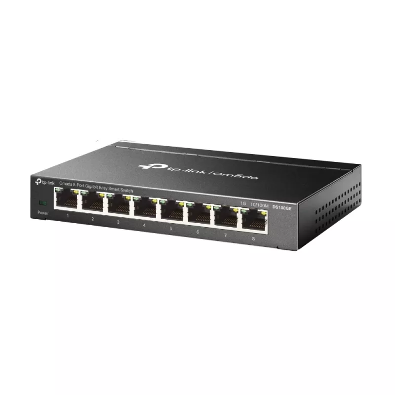 TP-Link Omada DS108GE Netzwerk-Switch Unmanaged Gigabit Ethernet (10/100/1000) Schwarz