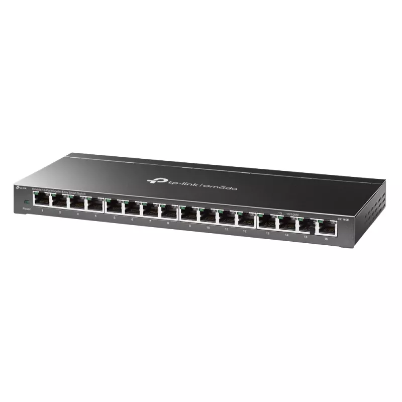TP-Link Omada DS116GE Netzwerk-Switch Managed L2 Gigabit Ethernet (10/100/1000) Schwarz
