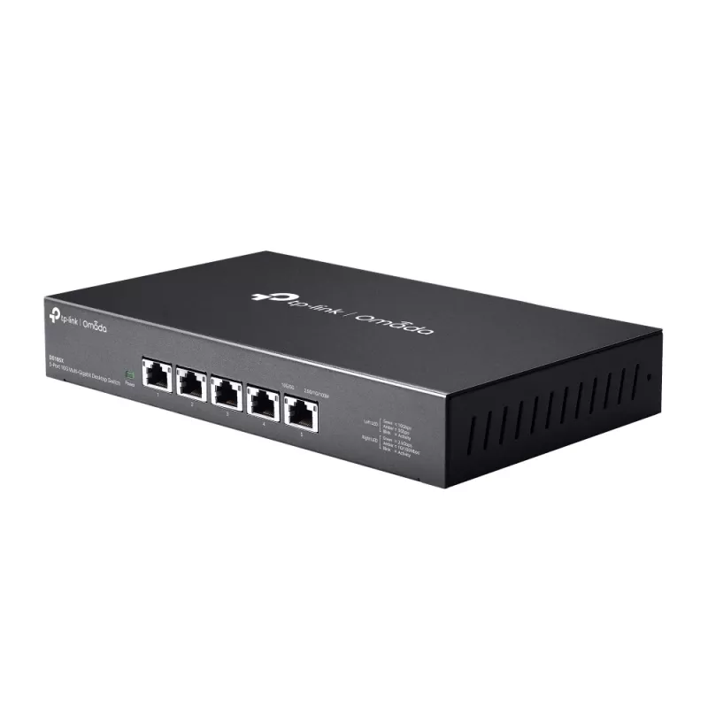 TP-Link Omada DS105X Netzwerk-Switch Unmanaged 10G Ethernet (100/1000/10000) Schwarz