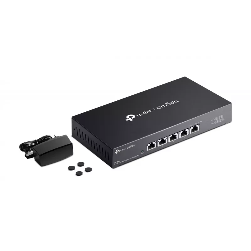 TP-Link Omada DS105X Netzwerk-Switch Unmanaged 10G Ethernet (100/1000/10000) Schwarz