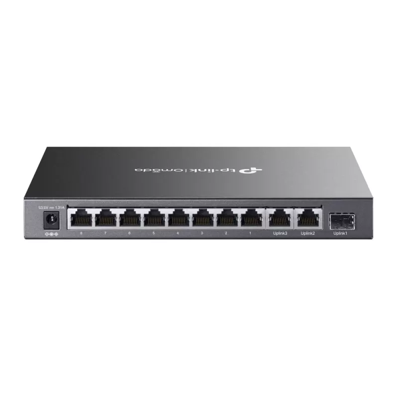 TP-Link Omada DS111P Netzwerk-Switch Unmanaged Fast Ethernet (10/100) Power over Ethernet (PoE) Schwarz