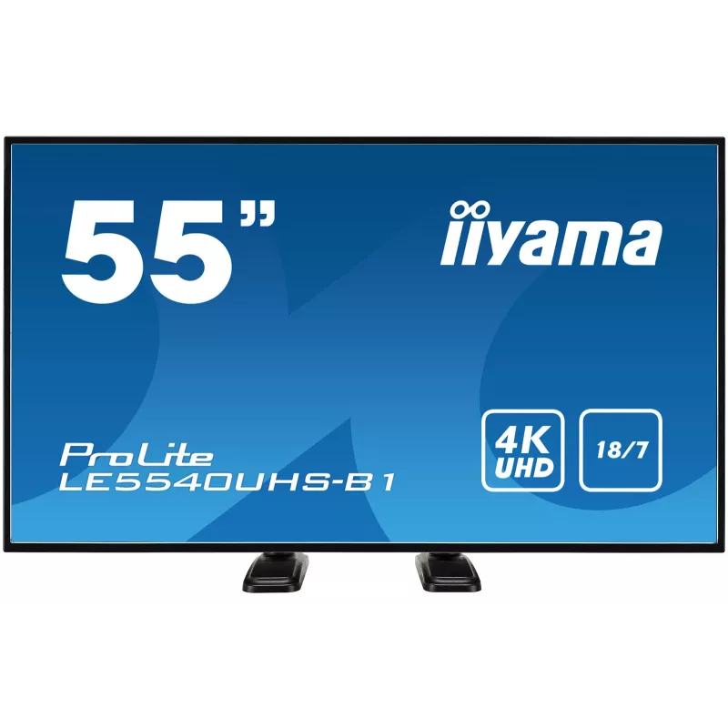 iiyama OSTX40X81 Monitorhalterung/-ständer 139,7 cm (55 Zoll) Schreibtisch Schwarz