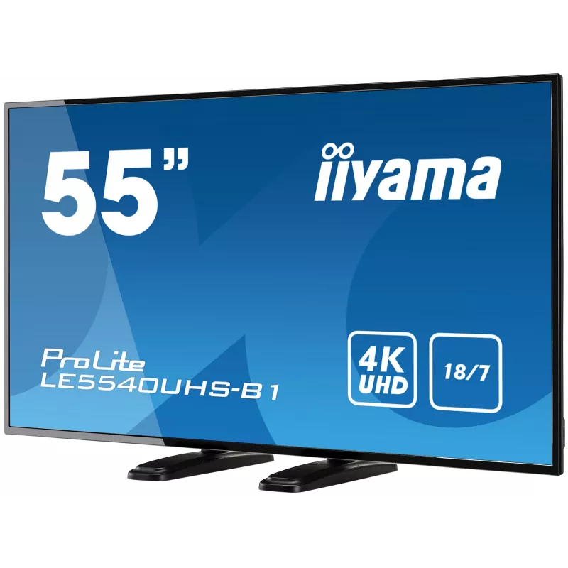 iiyama OSTX40X81 Monitorhalterung/-ständer 139,7 cm (55 Zoll) Schreibtisch Schwarz