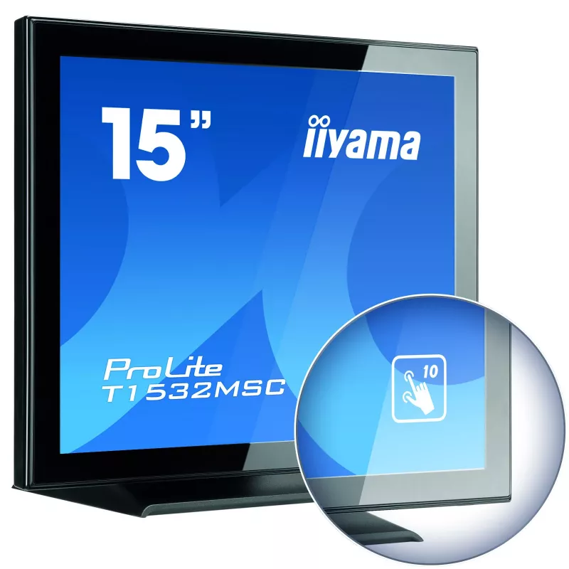 iiyama T1532MSC-B5AG POS-Monitor 38,1 cm (15 Zoll) 1024 x 768 Pixel Touchscreen