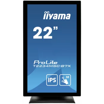 iiyama ProLite T2234MSC-B7X Computerbildschirm 54,6 cm (21,5 Zoll) 1920 x 1080 Pixel Full HD Touchscreen Schwarz
