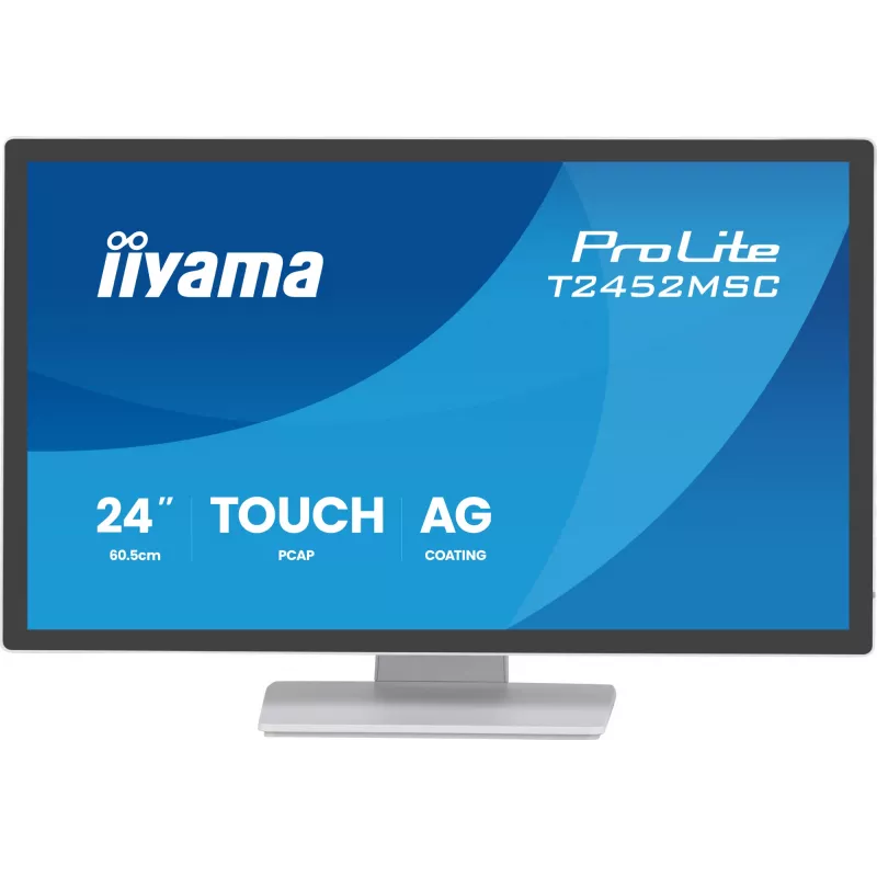iiyama T2452MSC-W2AG Computerbildschirm 61 cm (24 Zoll) 1920 x 1080 Pixel Full HD LED Touchscreen Weiß