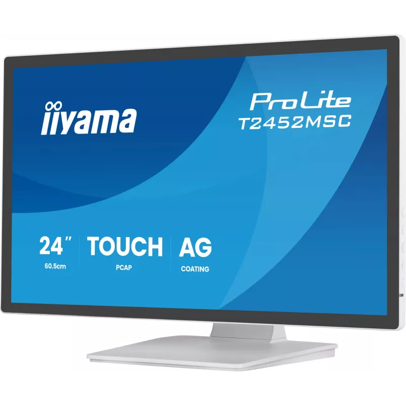 iiyama T2452MSC-W2AG Computerbildschirm 61 cm (24 Zoll) 1920 x 1080 Pixel Full HD LED Touchscreen Weiß