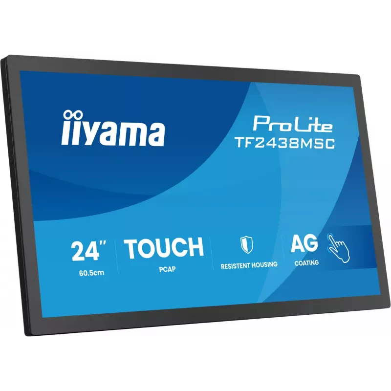Touchscreen-Monitor IIYAMA TF2438MSC-B2 — 24 Zoll interaktives Display, Multi-Touch