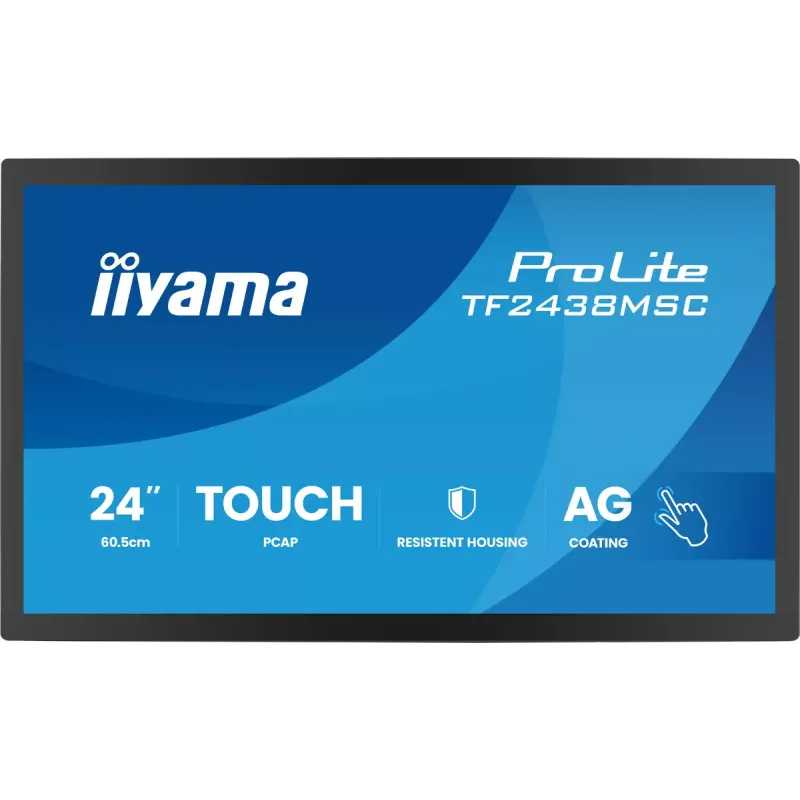 Touchscreen-Monitor IIYAMA TF2438MSC-B2 — 24 Zoll interaktives Display, Multi-Touch