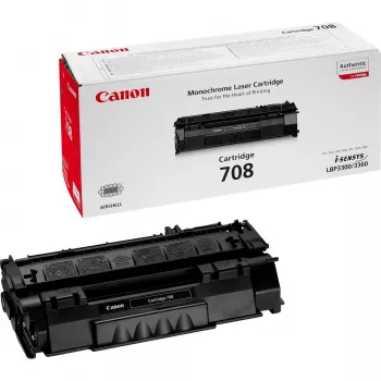 Tonerkartusche Canon 708 Schwarz — Originaler Lasertoner, Reichweite ~2500 Seiten
